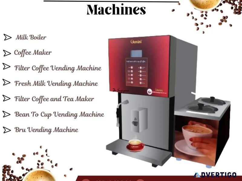 Tea coffee vending machine dealers in chennai