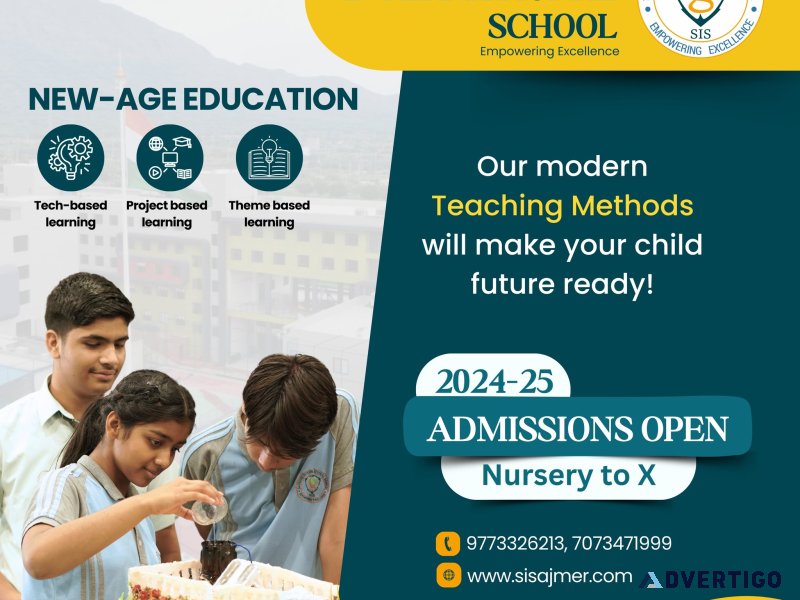 Nursery school admissions in ajmer - sis ajmer