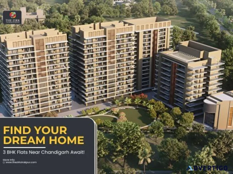 Get 3 bhk luxury apartments for sale near chandigarh