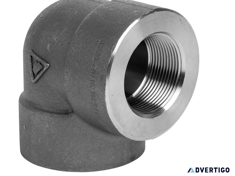High pressure forged steel elbow