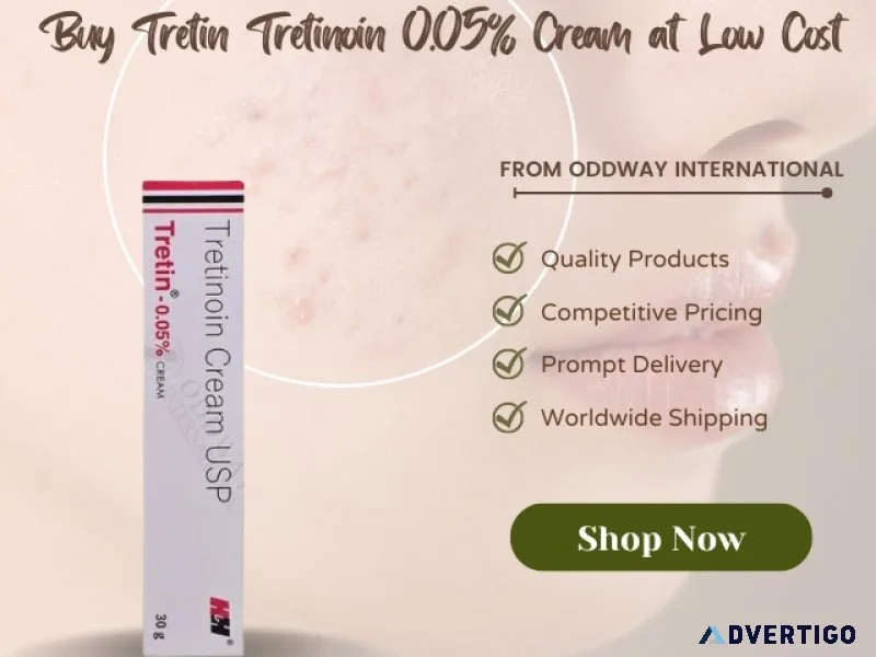 Shop now for tretin tretinoin 005% cream