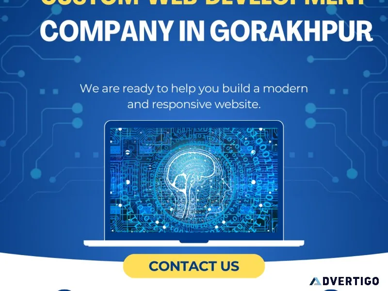 Custom web development company in gorakhpur