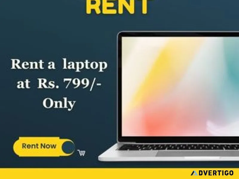Laptop on rent in mumbai starts at rs799/- only