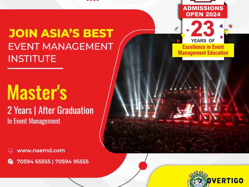 Study master of event management in ahmedabad india