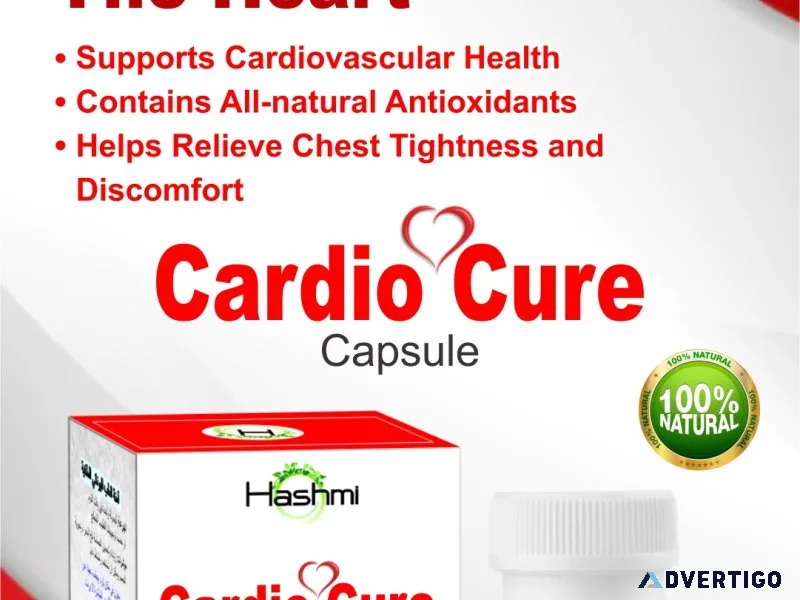 Natural cardio cure capsule for a healthy heart