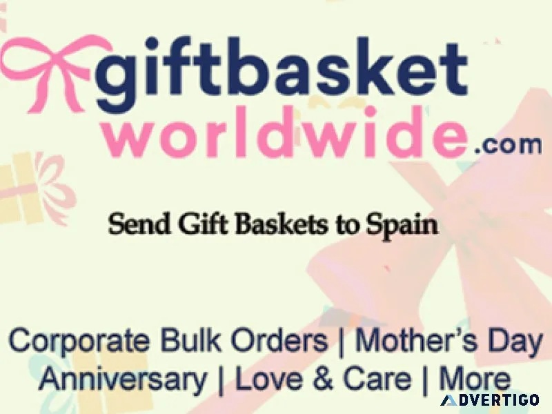 Online delivery of gift baskets in spain