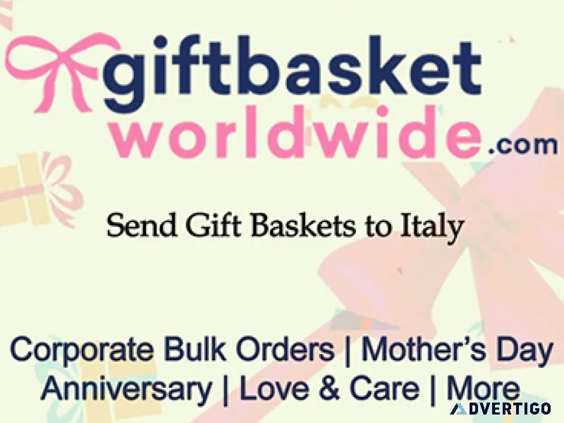 Online delivery of gift baskets in italy