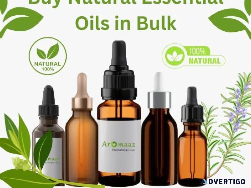 Buy natural essential oils in bulk