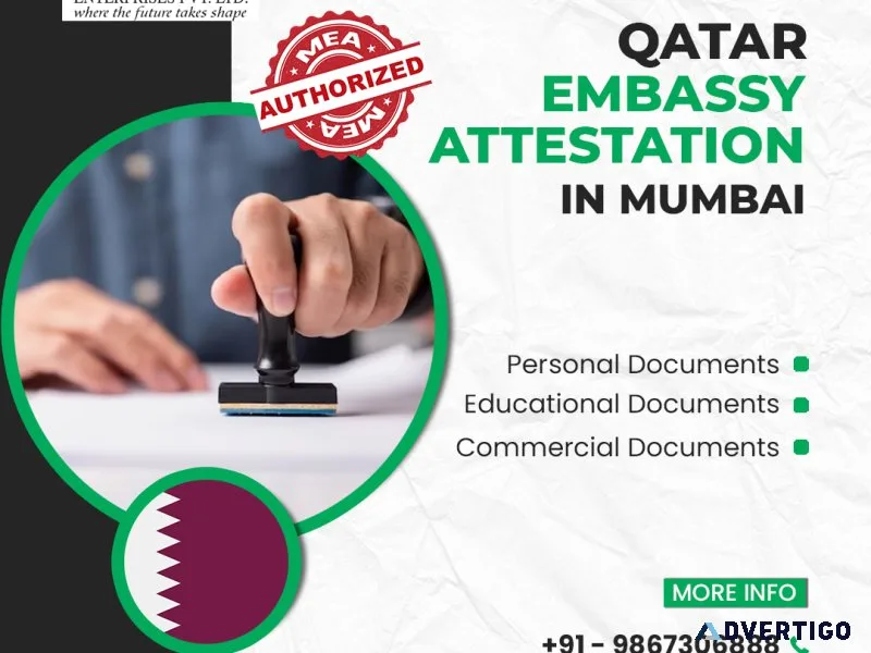Get qatar embassy attestation in mumbai