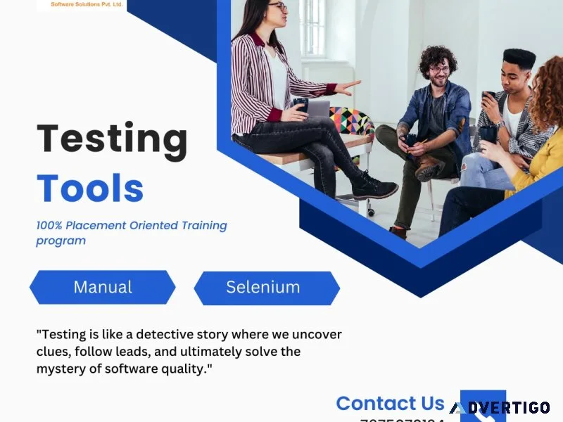 Testing tools traininig institute near me