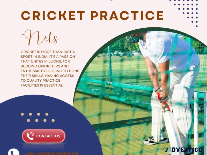 Cricket practice nets in chennai