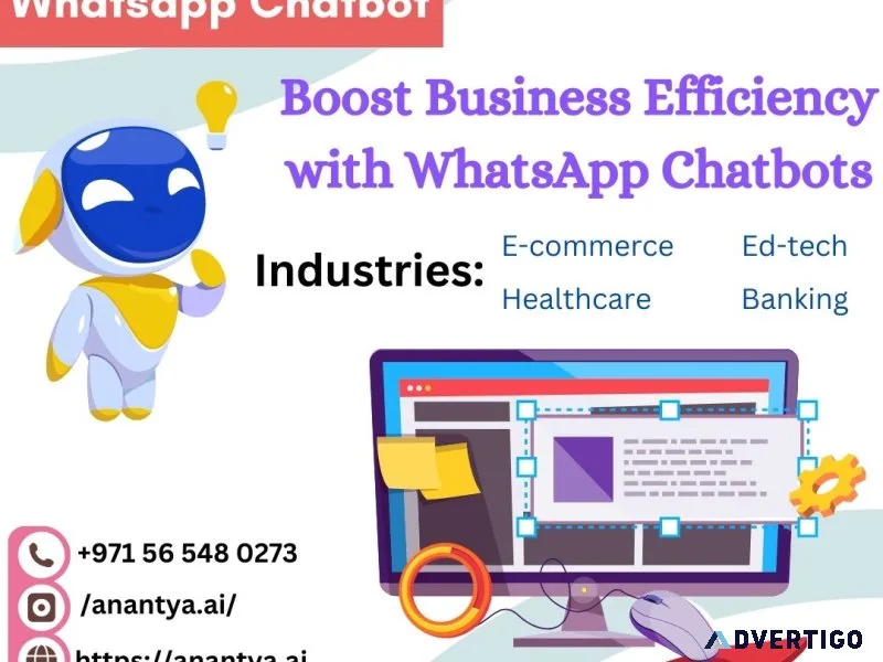 Enhance operational efficiency with whatsapp chatbots