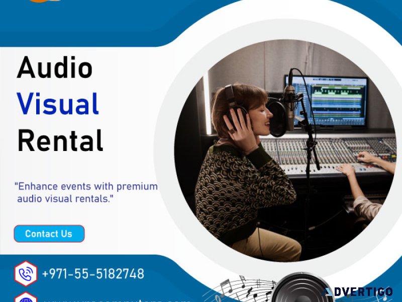 What audio visual equipment can i rent in dubai?