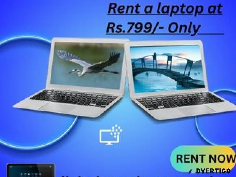 Laptop on rent starts at rs799/- only in mumbai