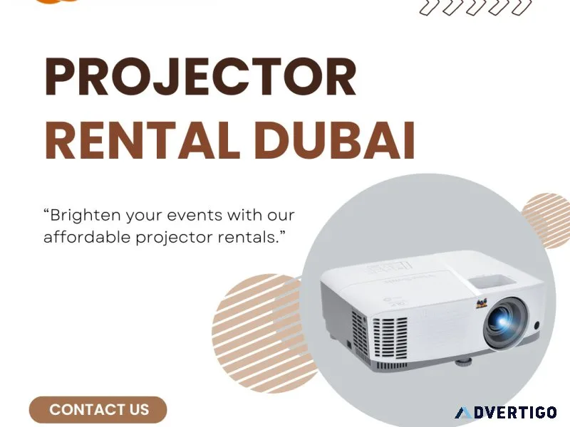 Can i rent a projector for a conference in dubai?
