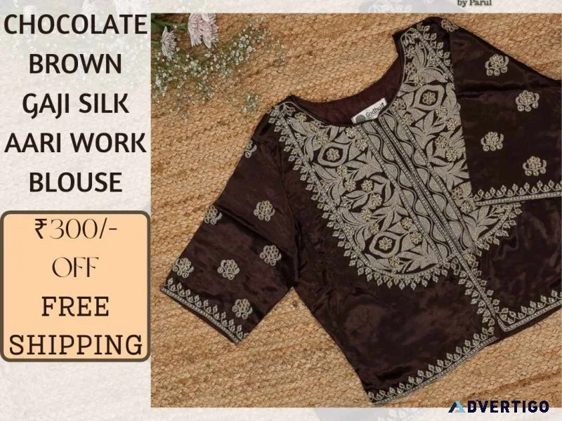 Emroidered blouse new designs from godhuli online store
