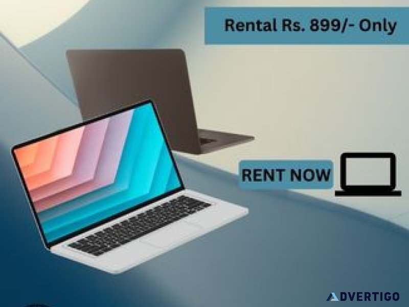 Laptop on rent at rs 899/- only