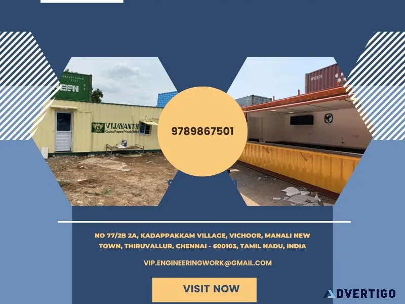 Shipping container manufacturers in chennai