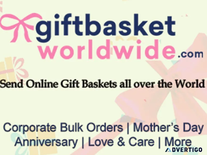 Online delivery of gift baskets worldwide
