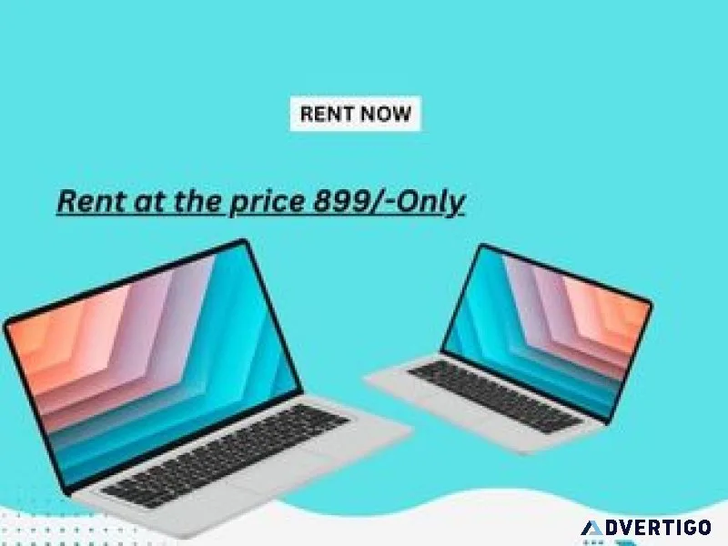 Laptop on rent at rs 899/- only