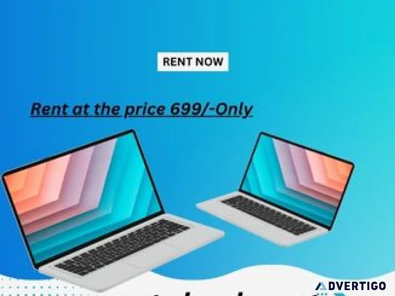 Laptop on rent at rs 699/- only