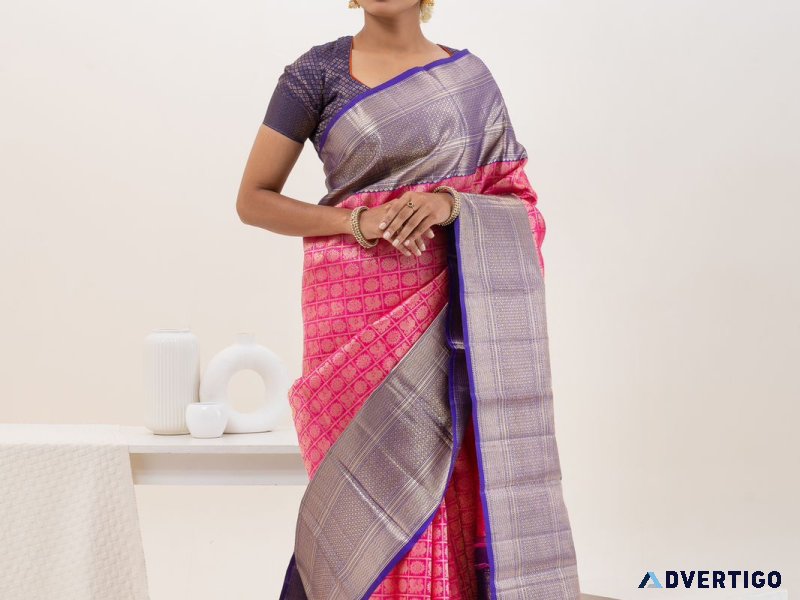 Kanchipuram pure silk saree