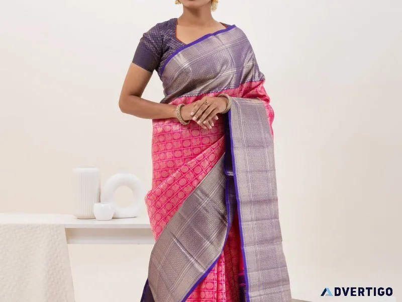 Kanchipuram pure silk saree