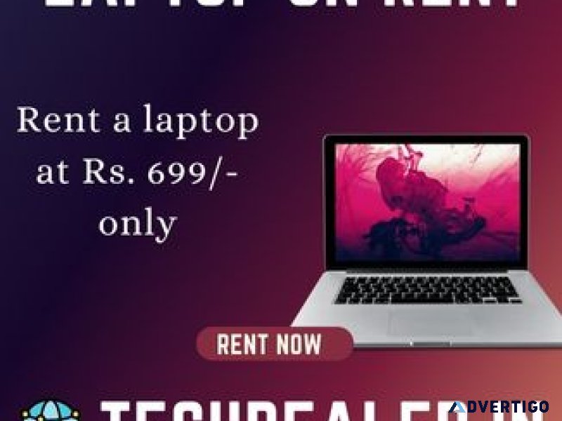 Laptops on rent in mumbai starts at rs699/-