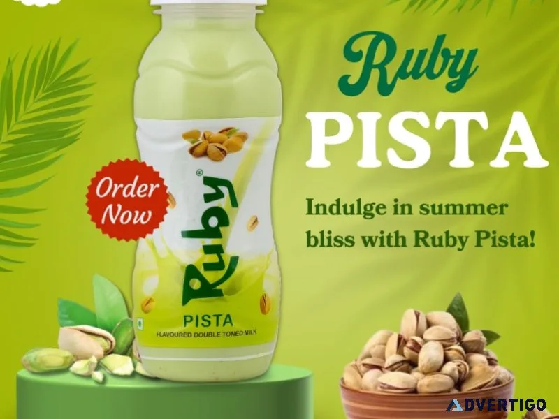 Tasty pista milkshake by rubyfood