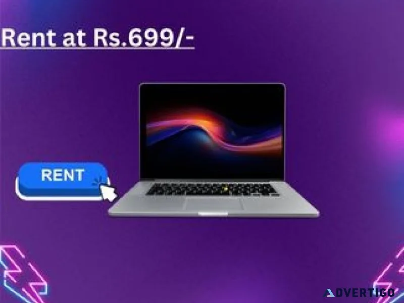 Laptop on rent at rs 699/- only