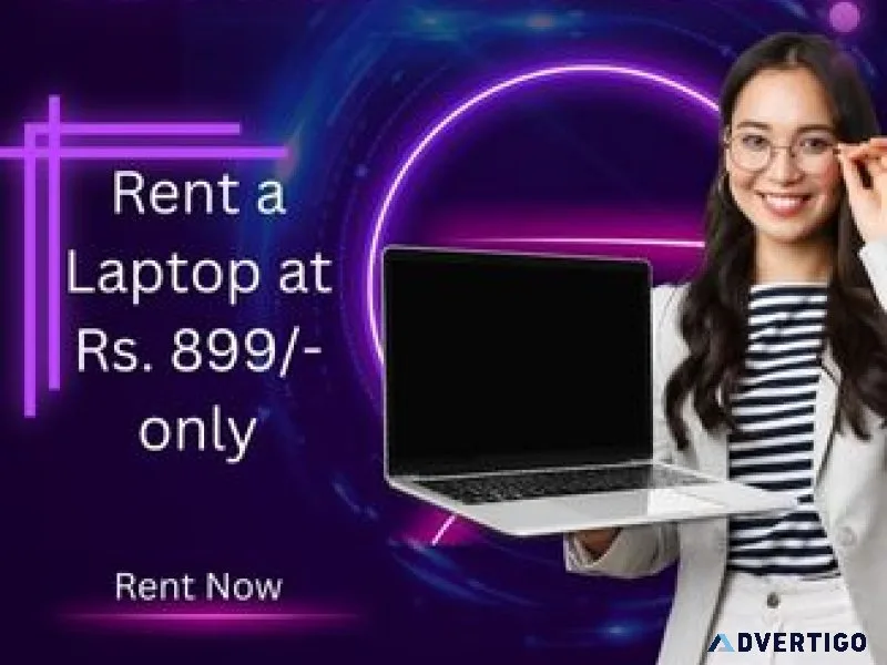 Laptops on rent in mumbai starts at rs899/-