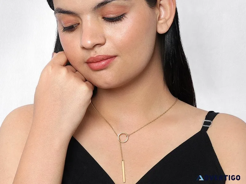 Two-tone elegance: long y lariat in sterling silver & gold plate