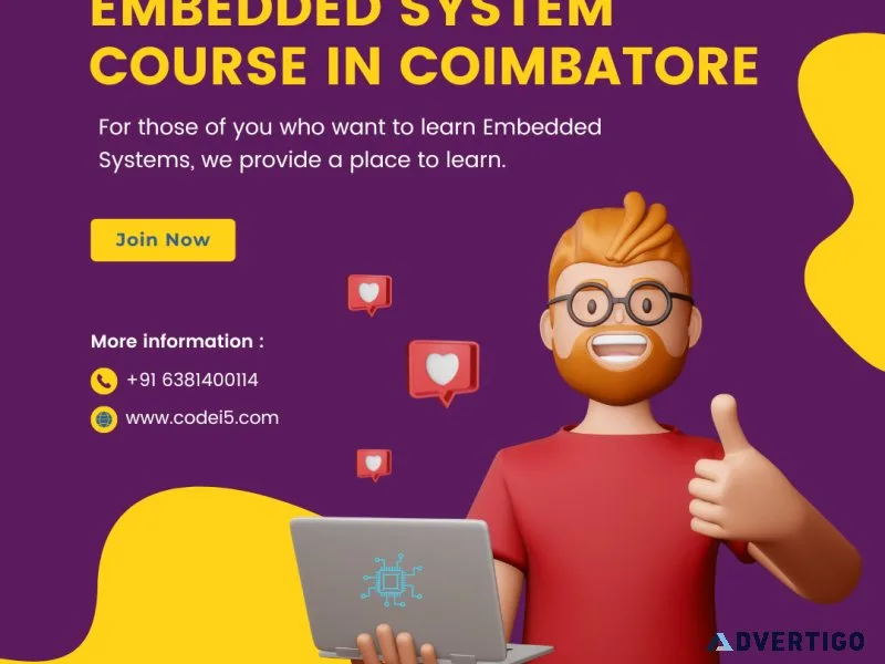 Best embedded system course in coimbatore