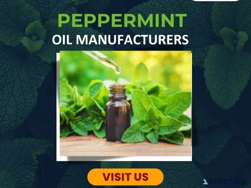 Peppermint oil manufacturers