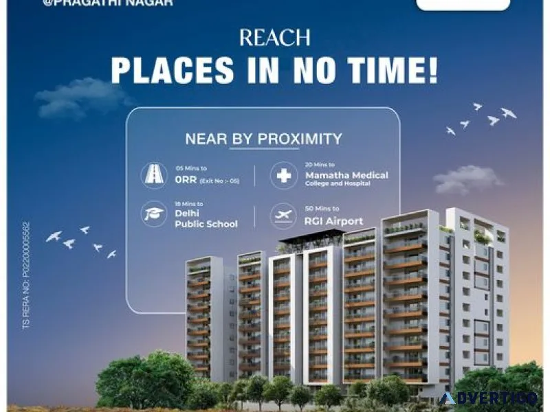 Gated community apartments in pragathi nagar hyderabad