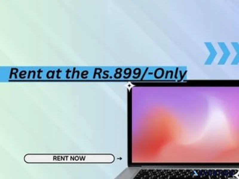Laptop on rent at rs 899/- only