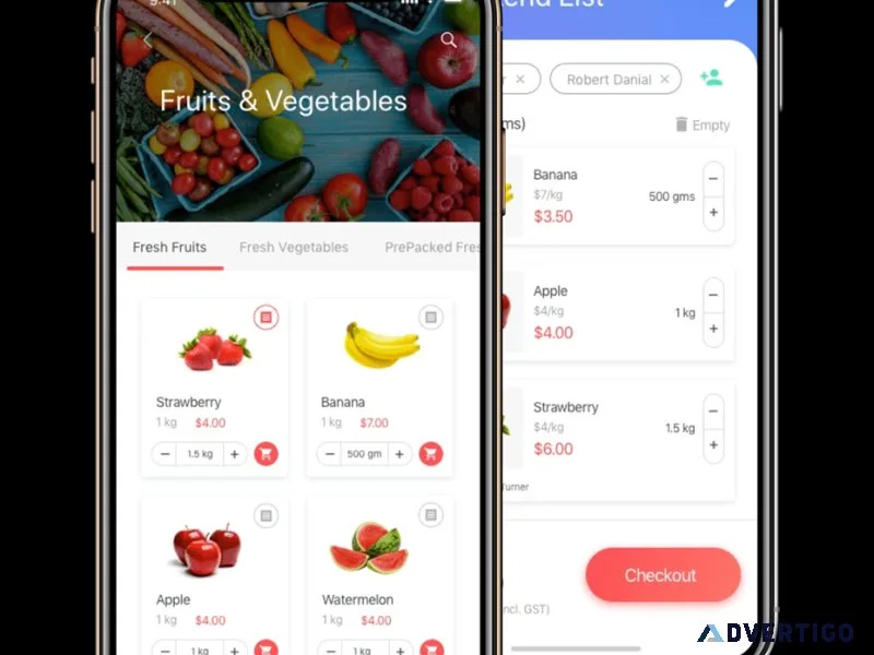 Grocery delivery app development