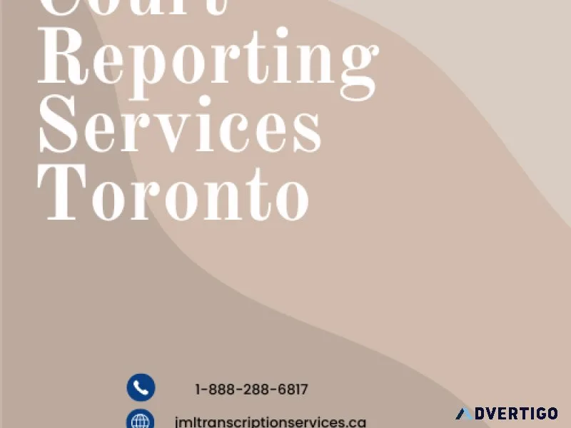 Comprehensive guide to court reporting services in toronto