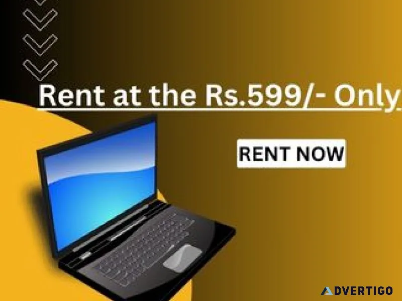 Laptop on rent at rs 599/- only