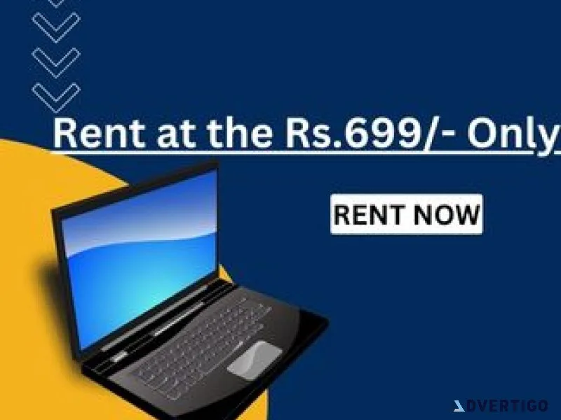 Laptop on rent at rs 699/- only
