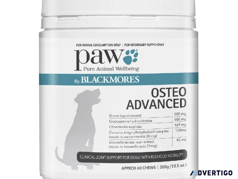 Buy PAW OsteoAdvanced Joint Care Chews for Dogs Online