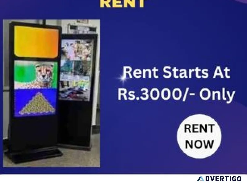 Digital standee on rent starts at rs3000/- only in mumbai