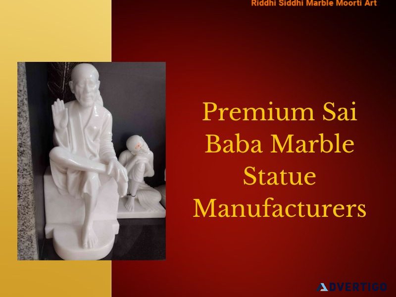 Premium sai baba marble statue manufacturers