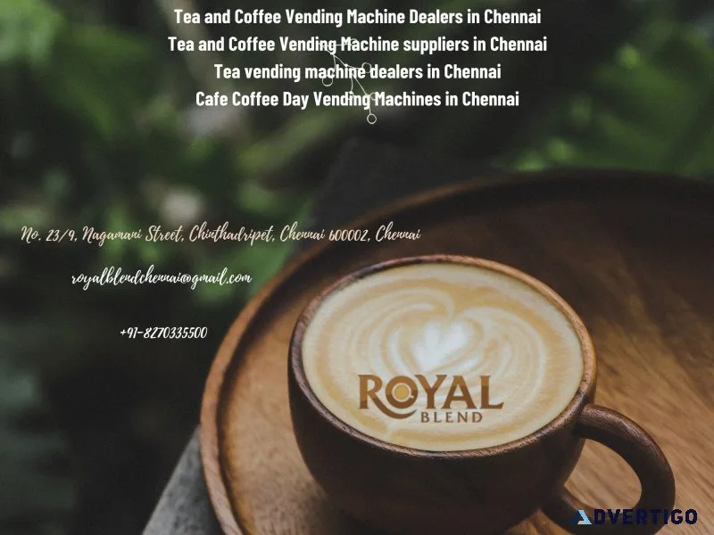 Top coffee vending machine supplier in chennai