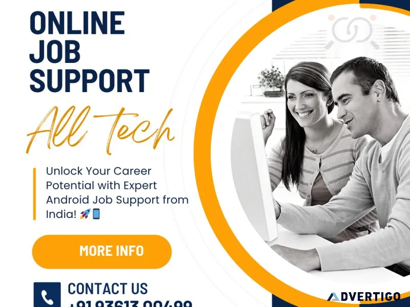 Android online job support from india