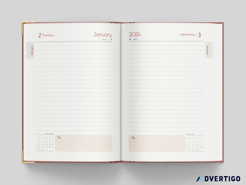 Signature 2024 | daily planner 2024 - matrikas paper products
