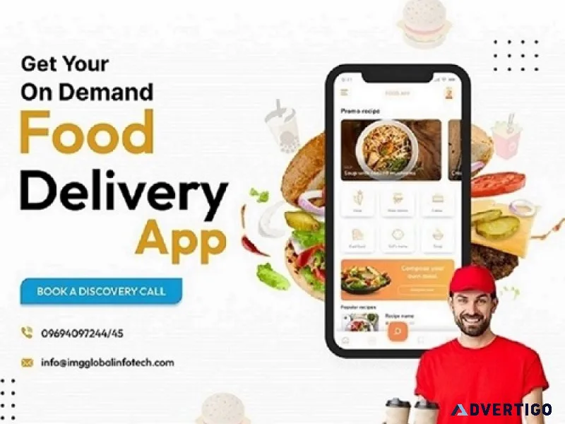 On demand food delivery app development in india
