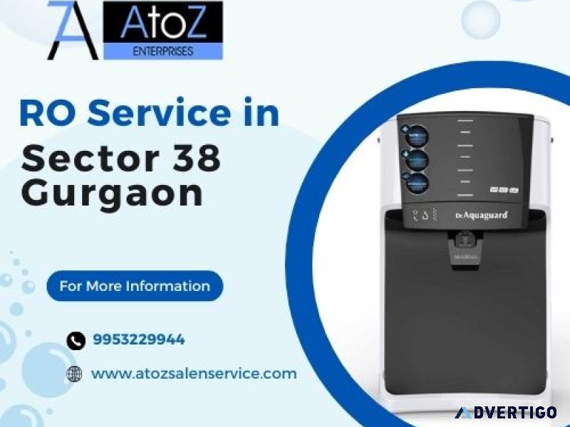 Ro service in sector 38 gurgaon
