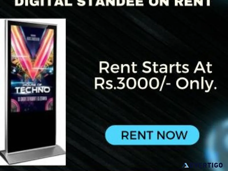 Digital standee on rent in mumbai starts at rs3000/- only