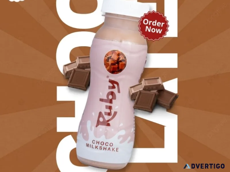 Ruby chocolate milkshake: a taste of elegance
